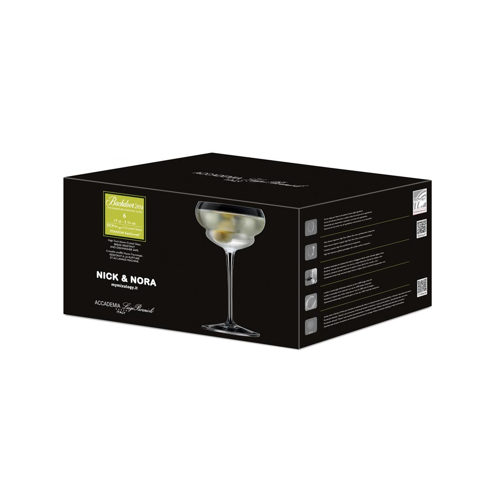 Backdoor 20's Nick & Nora 170ml Set of 6