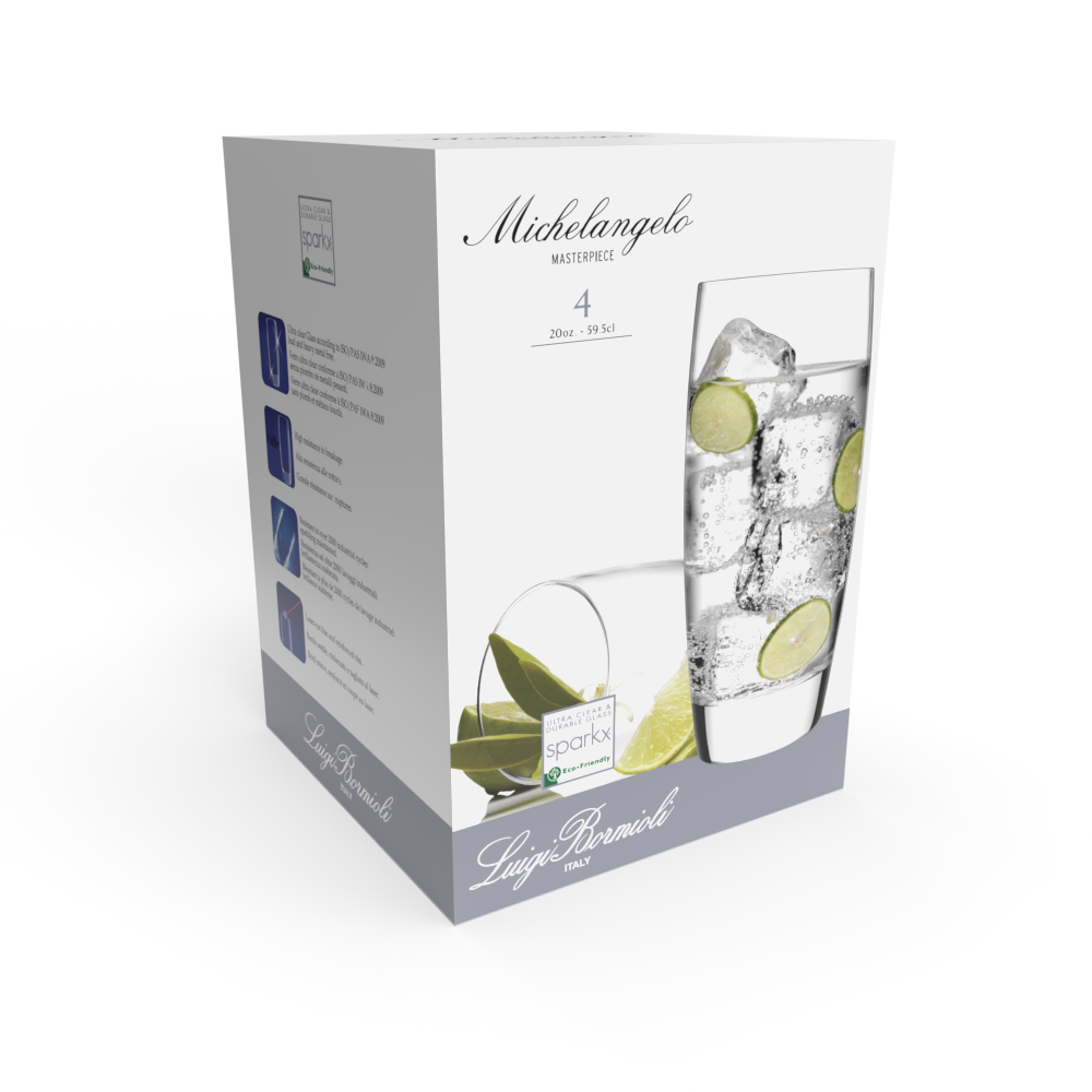 Michelangelo Masterpiece Highball 595ml Set of 4