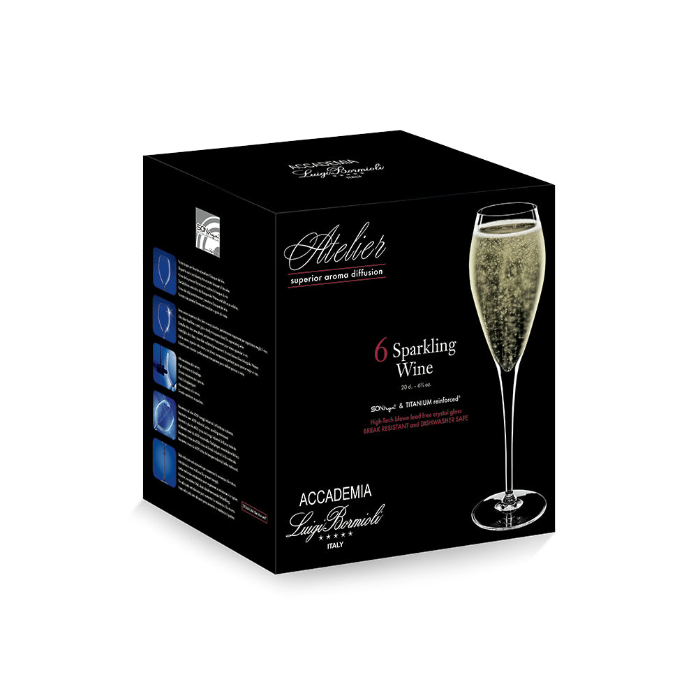 Atelier Sparkling Wine Flute 200ml 6 pack