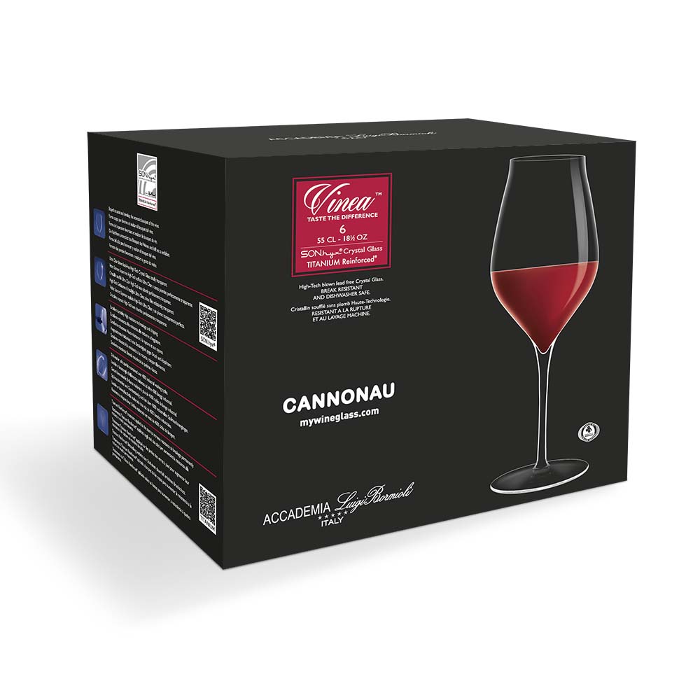 Vinea Red Wine 550ml Set of 6