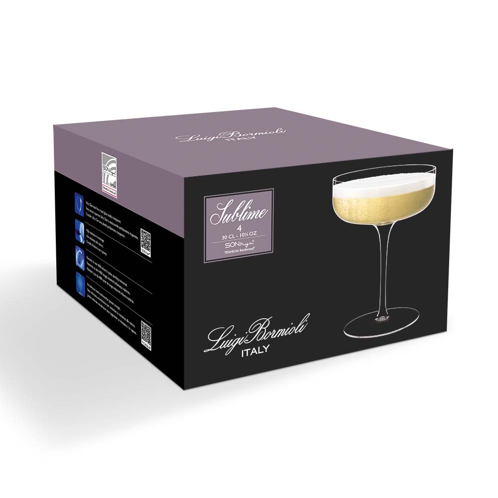 Sublime Champagne Coupe 300ml 4 pack