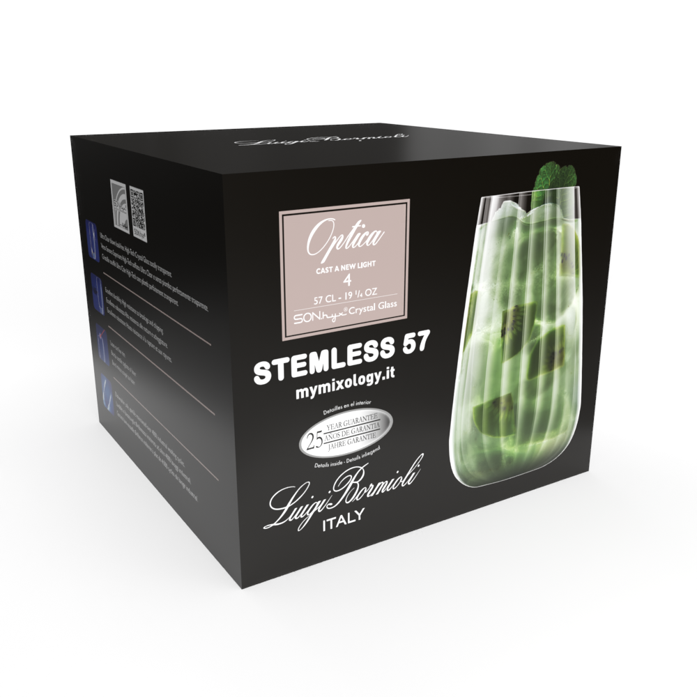 Optica Large Stemless 570ml 4 pack