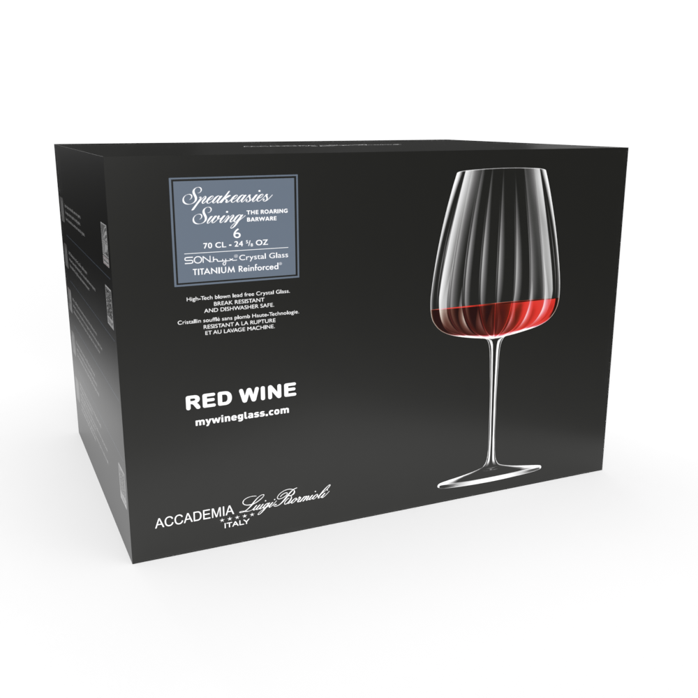 Speakeasies Swing Red Wine 700ml Set of 6