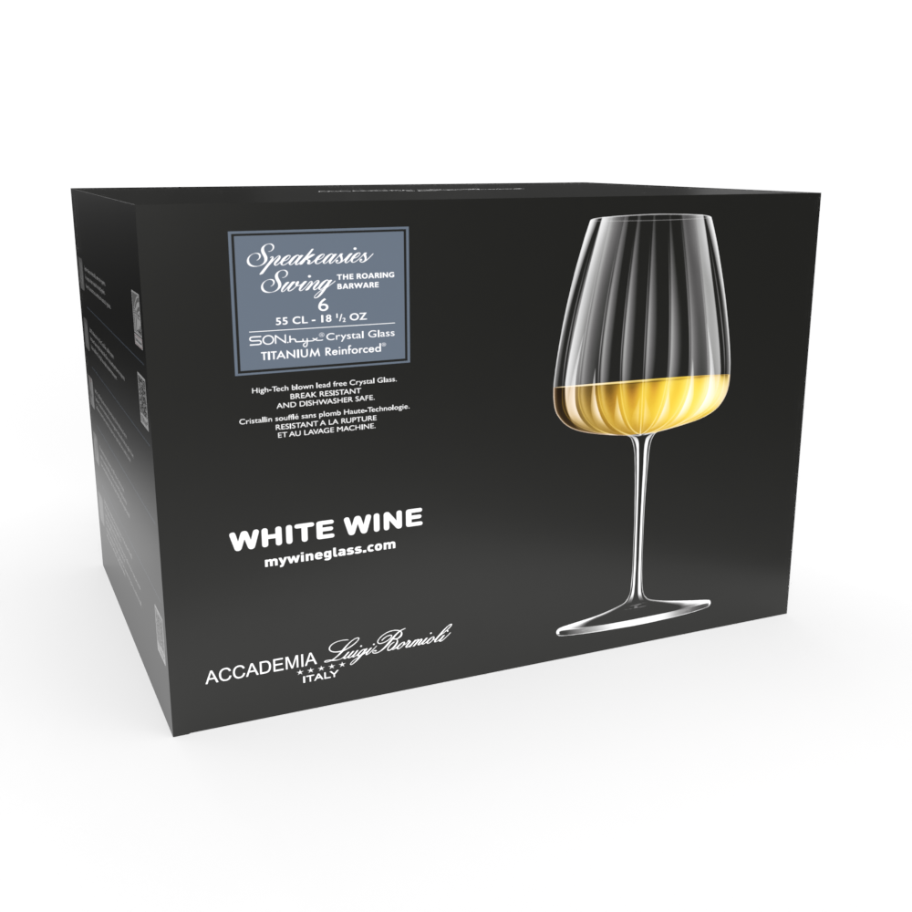 Speakeasies Swing White Wine 550ml Set of 6