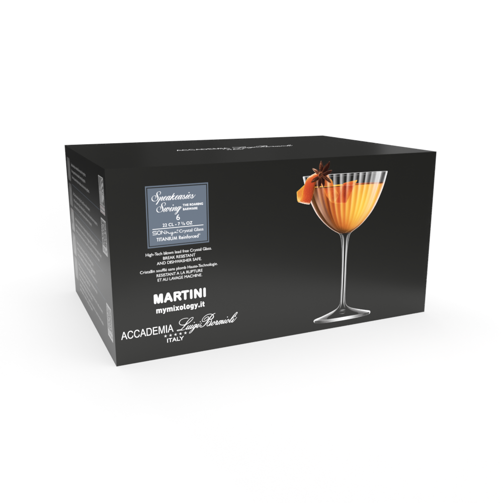 Speakeasies Swing Martini 220ml Set of 6