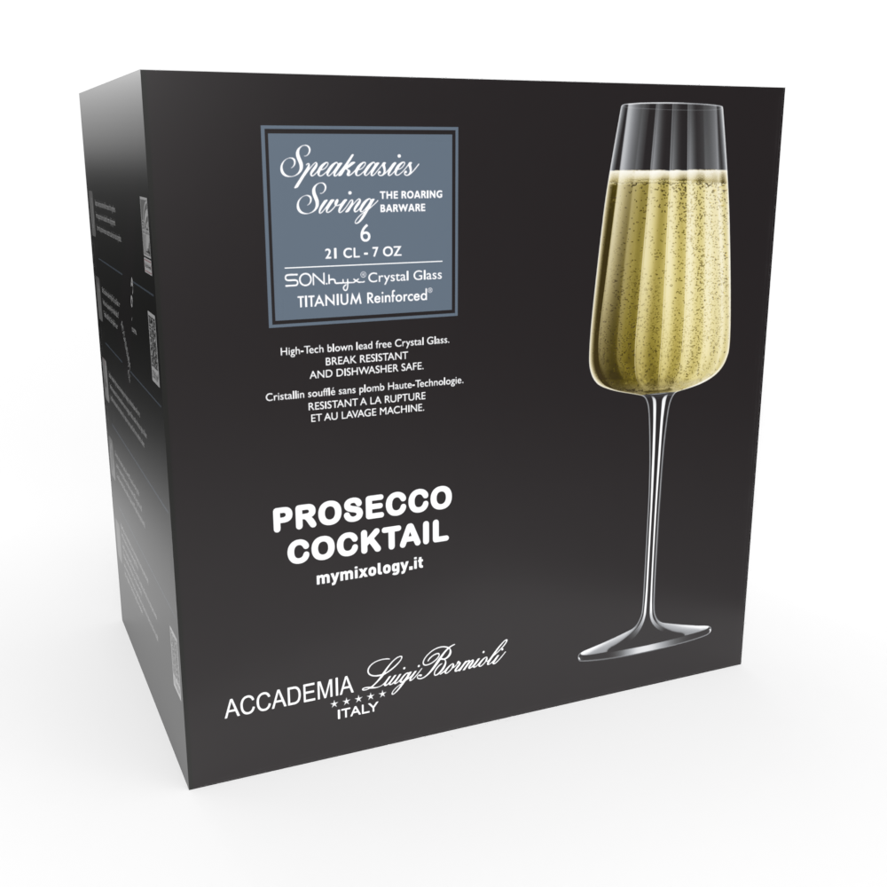 Speakeasies Swing Prosecco 210ml Set of 6