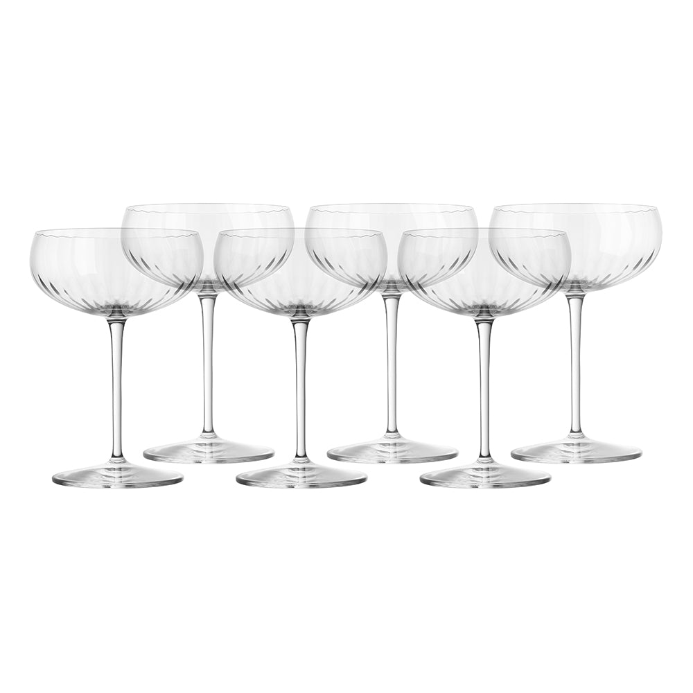 Speakeasies Swing Champagne Coupe 300ml Set of 6