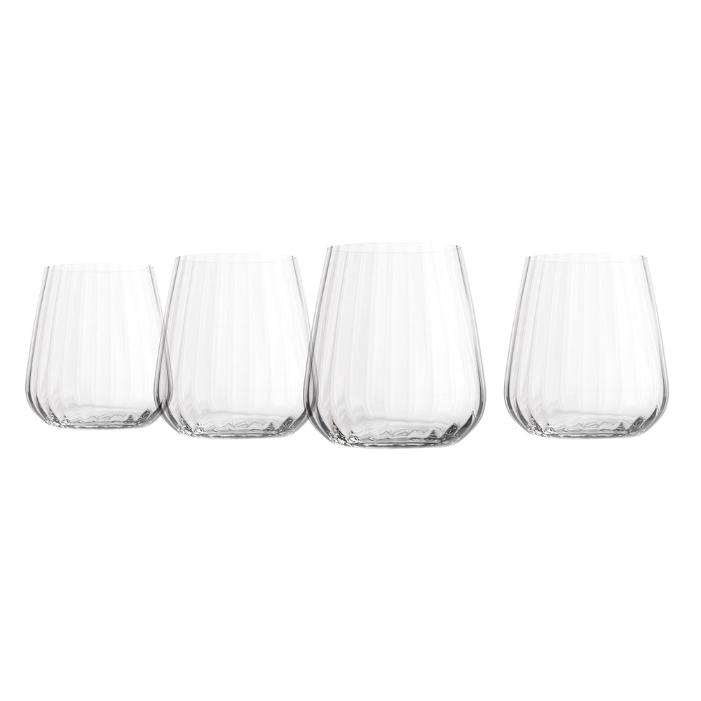 Optica Small Stemless 450ml 4 pack