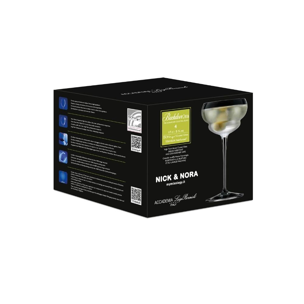 Backdoor 20's Nick & Nora 170ml Set of 4