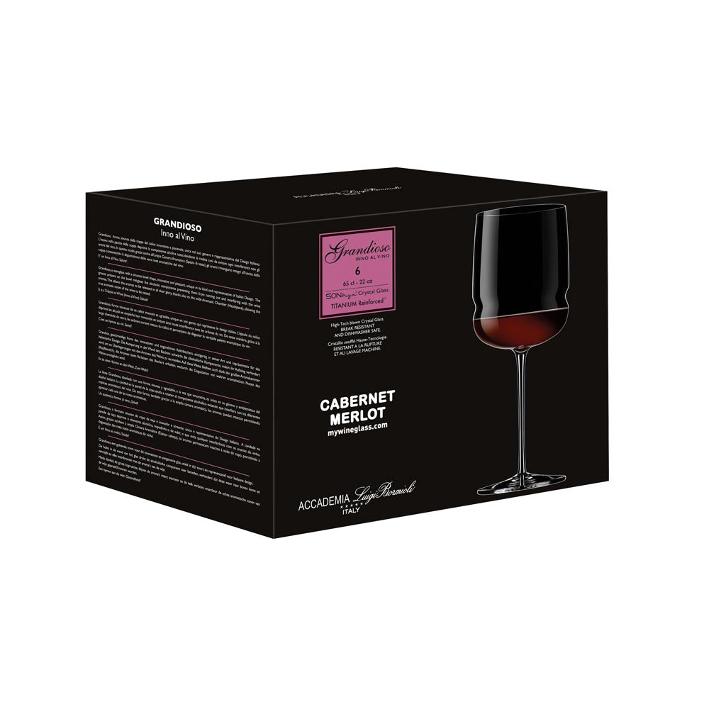 Grandioso Cab Merlot 660ml Set of 6